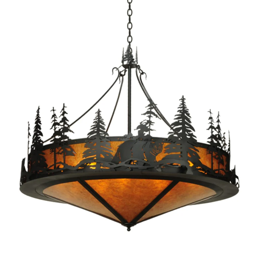 Meyda Tiffany Bear at Durk 12 Light 58" Wide Pendant - Image 1