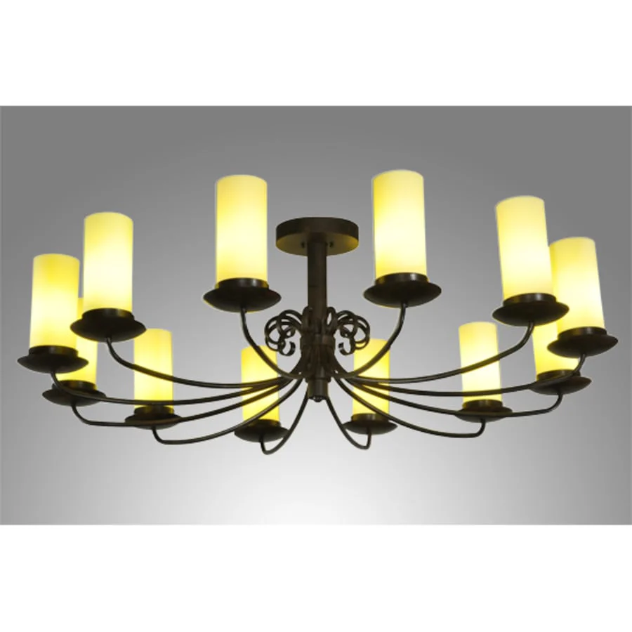 Meyda Tiffany Atria 12 Light 54" Wide Pillar Candle Style Chandelier - Image 2