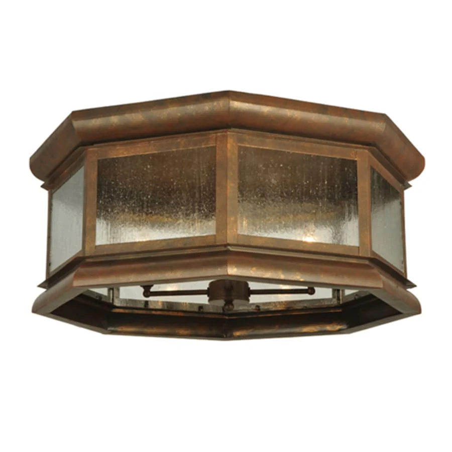 Meyda Tiffany Manchester 4 Light 30" Wide Flush Mount Drum Ceiling Fixture - Image 1