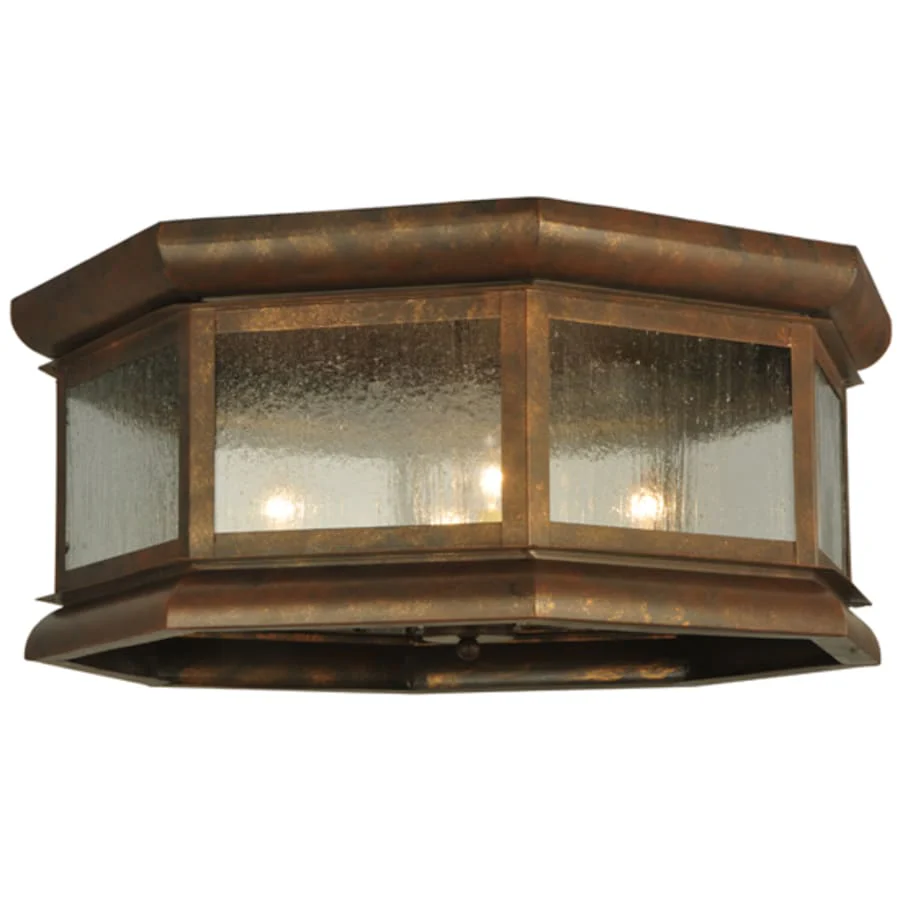 Meyda Tiffany Manchester 4 Light 30" Wide Flush Mount Drum Ceiling Fixture - Image 3