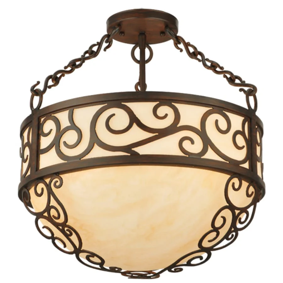 Meyda Tiffany Lilliana 3 Light 16" Wide Pendant - Image 2