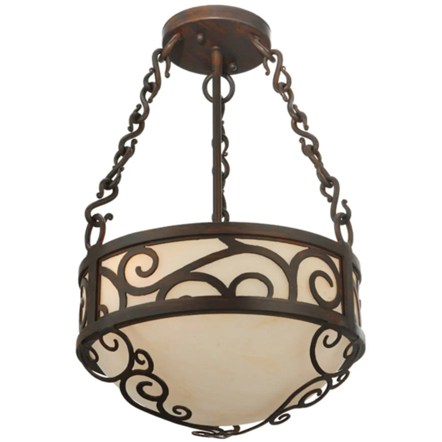 Meyda Tiffany Lilliana 3 Light 12" Wide Pendant - Image 2