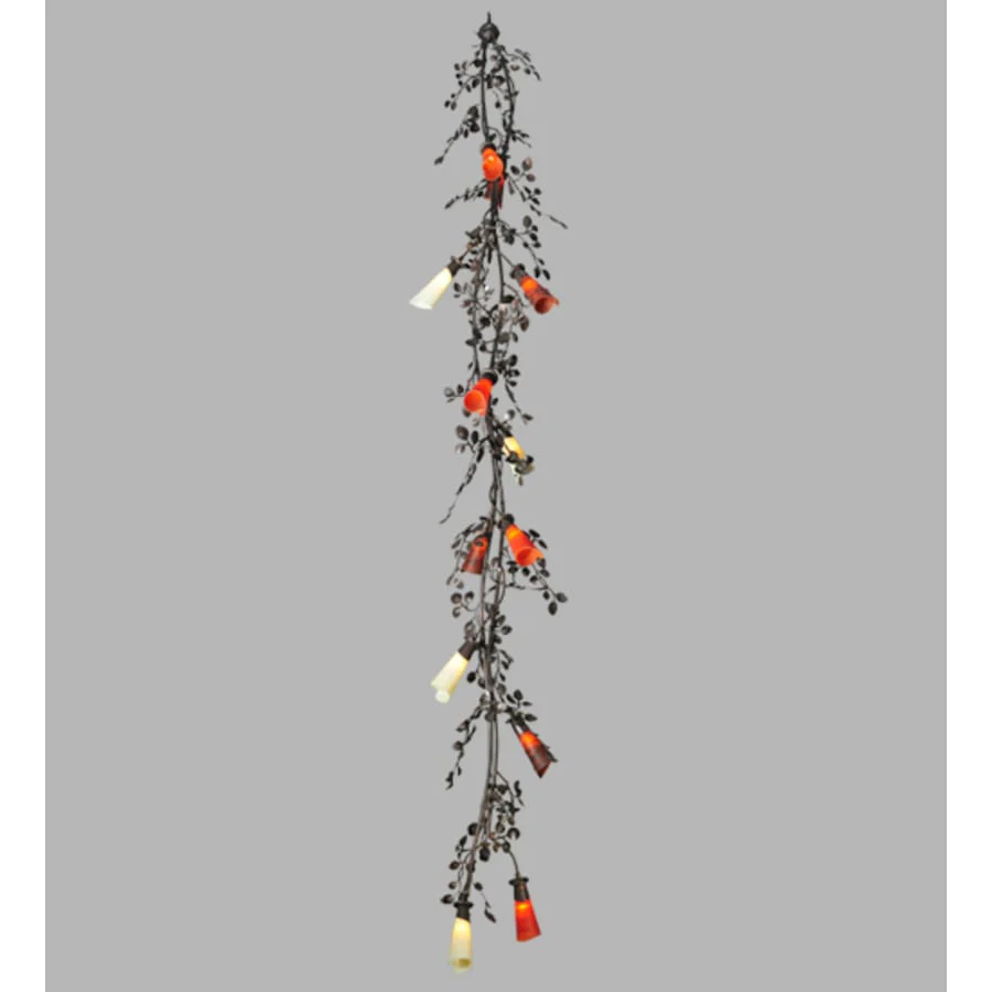 Meyda Tiffany Vinca Vine 12 Light 22" Wide Waterfall Chandelier - Image 1