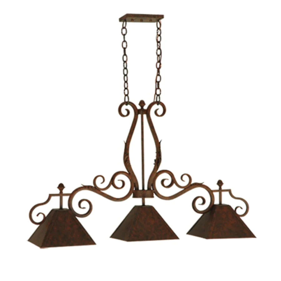 Meyda Tiffany Pedra 3 Light 48" Wide Linear Pendant - Image 1