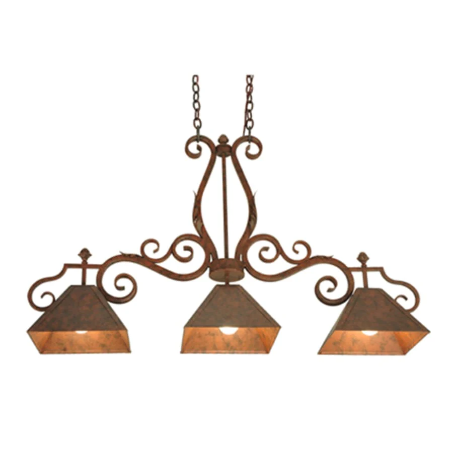 Meyda Tiffany Pedra 3 Light 48" Wide Linear Pendant - Image 3
