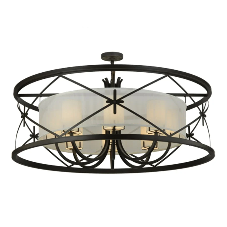 Meyda Tiffany Penelope 8 Light 54" Wide Pendant - Image 1