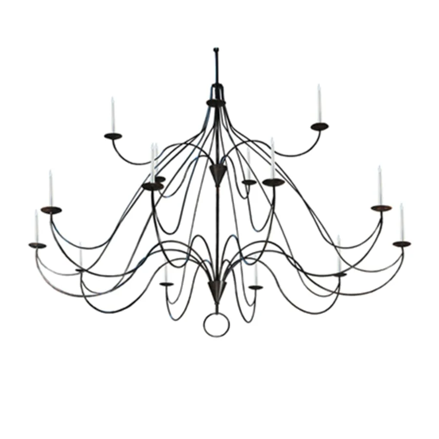 Meyda Tiffany Polonaise 15 Light 96" Wide Taper Candle Style Chandelier - Image 1