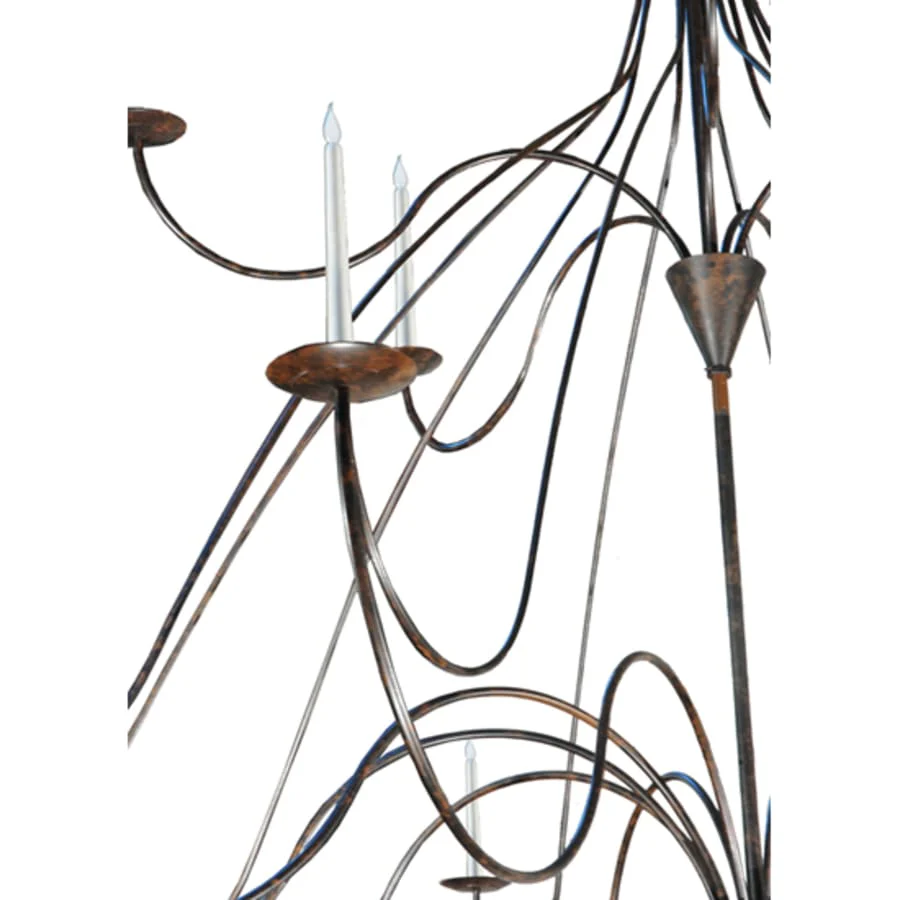 Meyda Tiffany Polonaise 15 Light 96" Wide Taper Candle Style Chandelier - Image 3