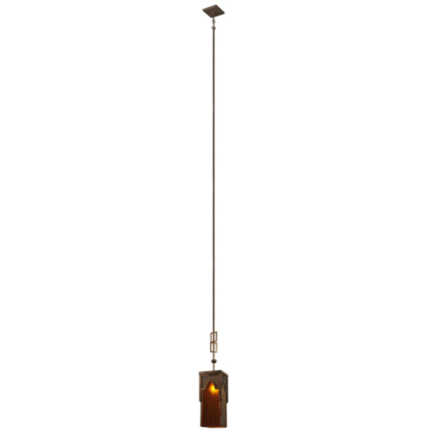 Meyda Tiffany Bellver 9" Wide Mini Pendant - Image 3