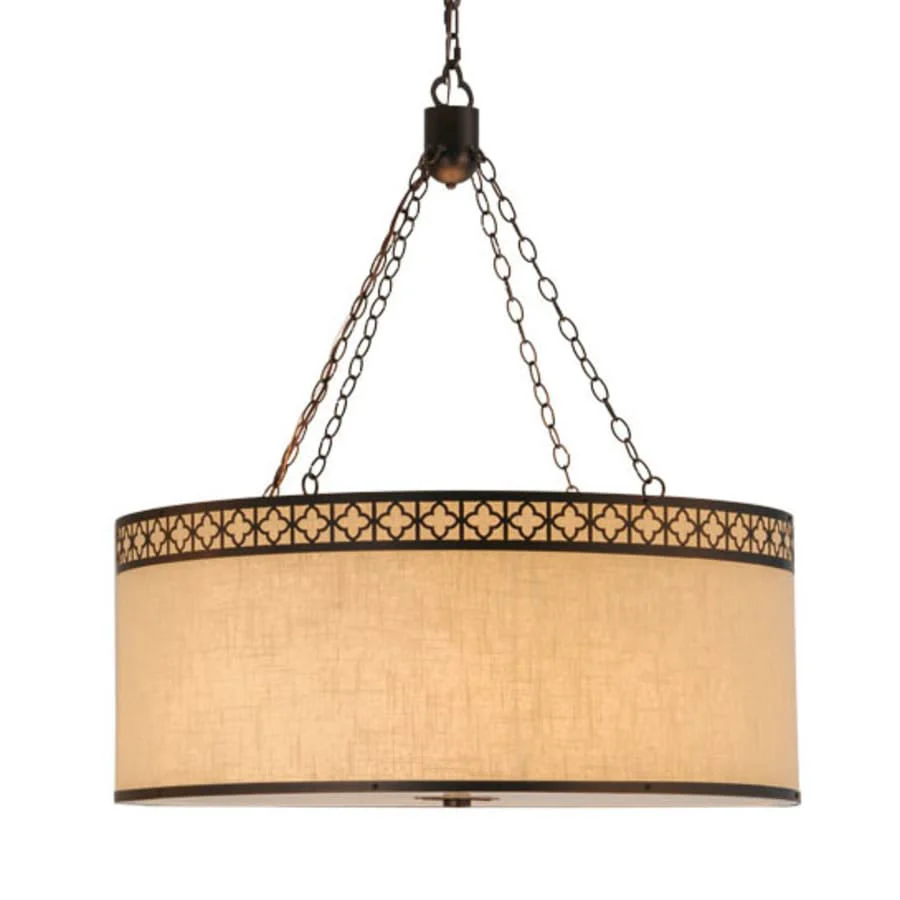 Meyda Tiffany Cilindro 8 Light 36" Wide Suspension Pendant - Image 1