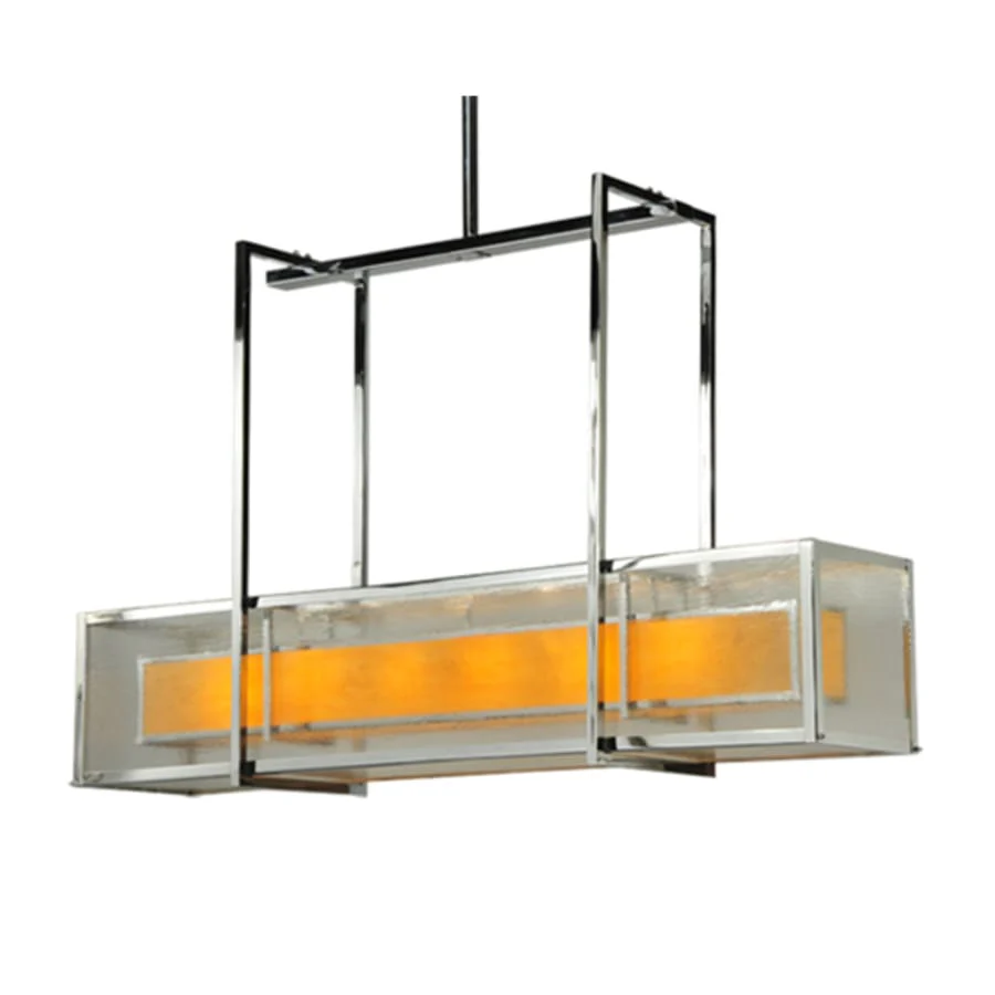 Meyda Tiffany Quadrato 6 Light 54" Wide Linear Pendant - Image 2