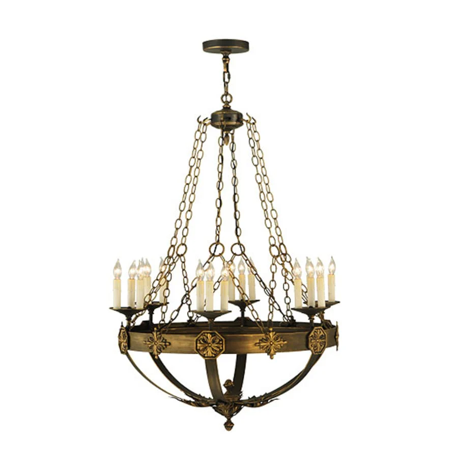 Meyda Tiffany Neapolis 18 Light 32" Wide Taper Candle Style Chandelier - Image 2