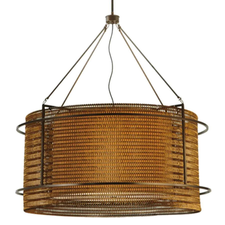 Meyda Tiffany Maille 6 Light 47" Wide Suspension Pendant - Image 2