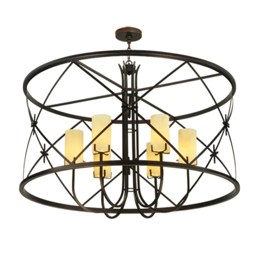 Meyda Tiffany Penelope 6 Light 48" Wide Pillar Candle Pendant - Image 1