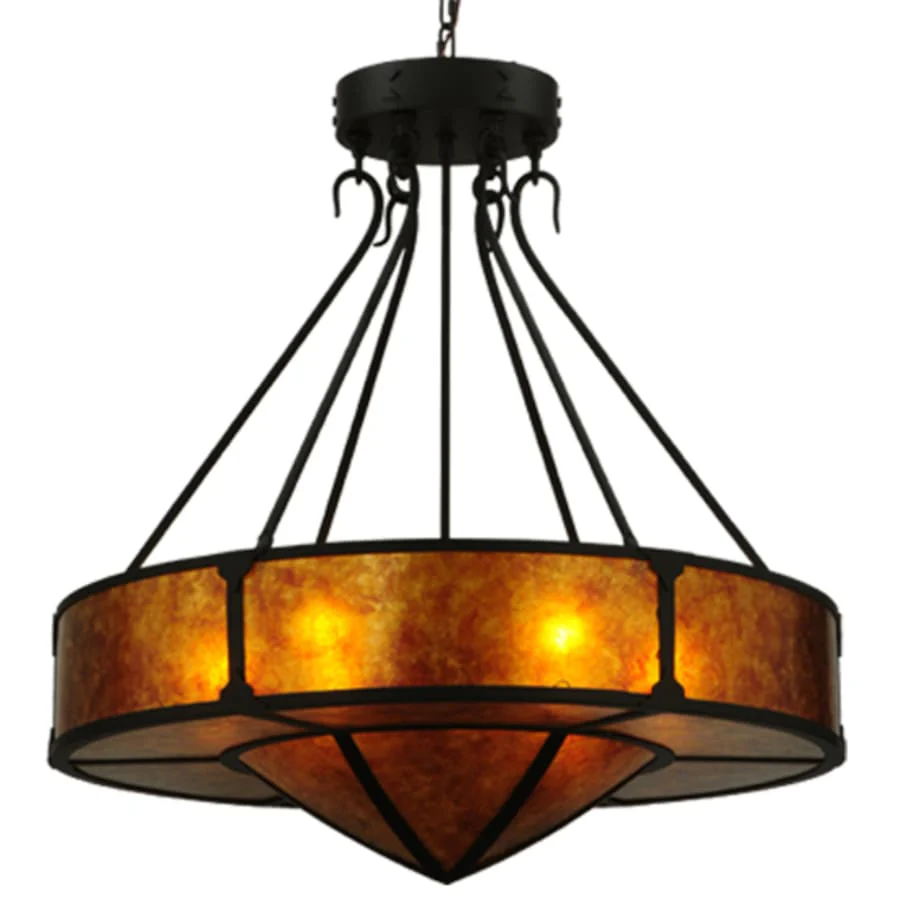 Meyda Tiffany Timber 6 Light 32" Wide Pendant - Image 2