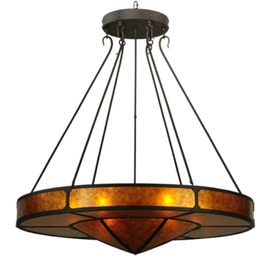 Meyda Tiffany Timber 6 Light 48" Wide Pendant - Image 1