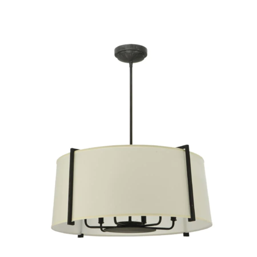 Meyda Tiffany Cilindro Lucy 6 Light 27" Wide Pendant - Image 3