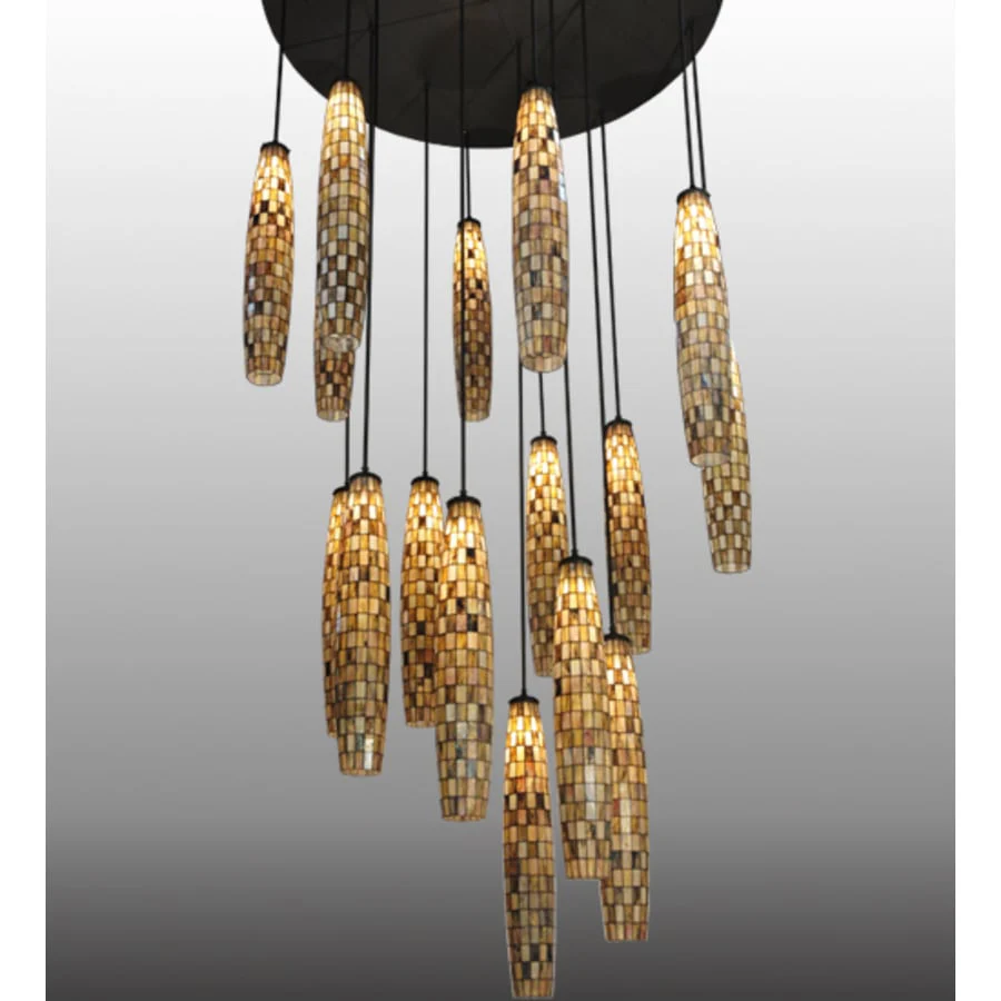 Meyda Tiffany Checkers 16 Light 72" Wide Multi Light Pendant - Image 2
