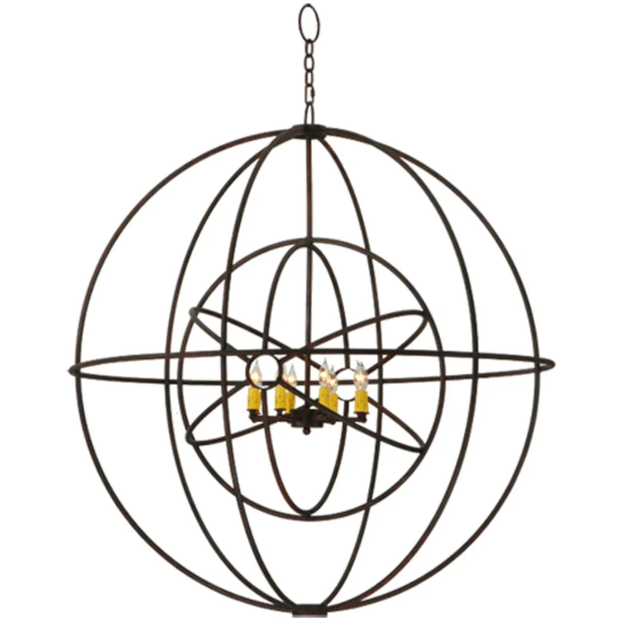 Meyda Tiffany Atom Enerjisi 8 Light 43" Wide Taper Candle Pendant - Image 1
