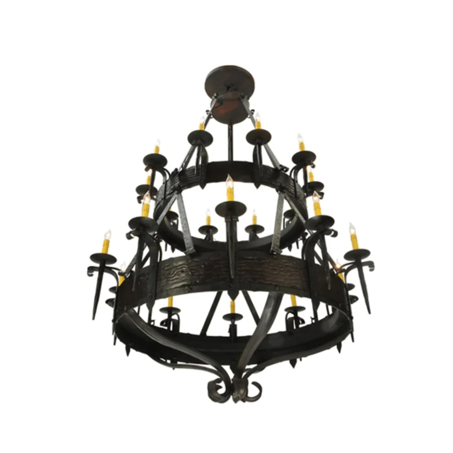 Meyda Tiffany Costello 20 Light 45" Wide Taper Candle Style Chandelier - Image 2