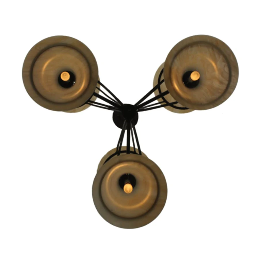 Meyda Tiffany Chronos 6 Light 30" Wide Chandelier - Classic Rust Finish - Image 3