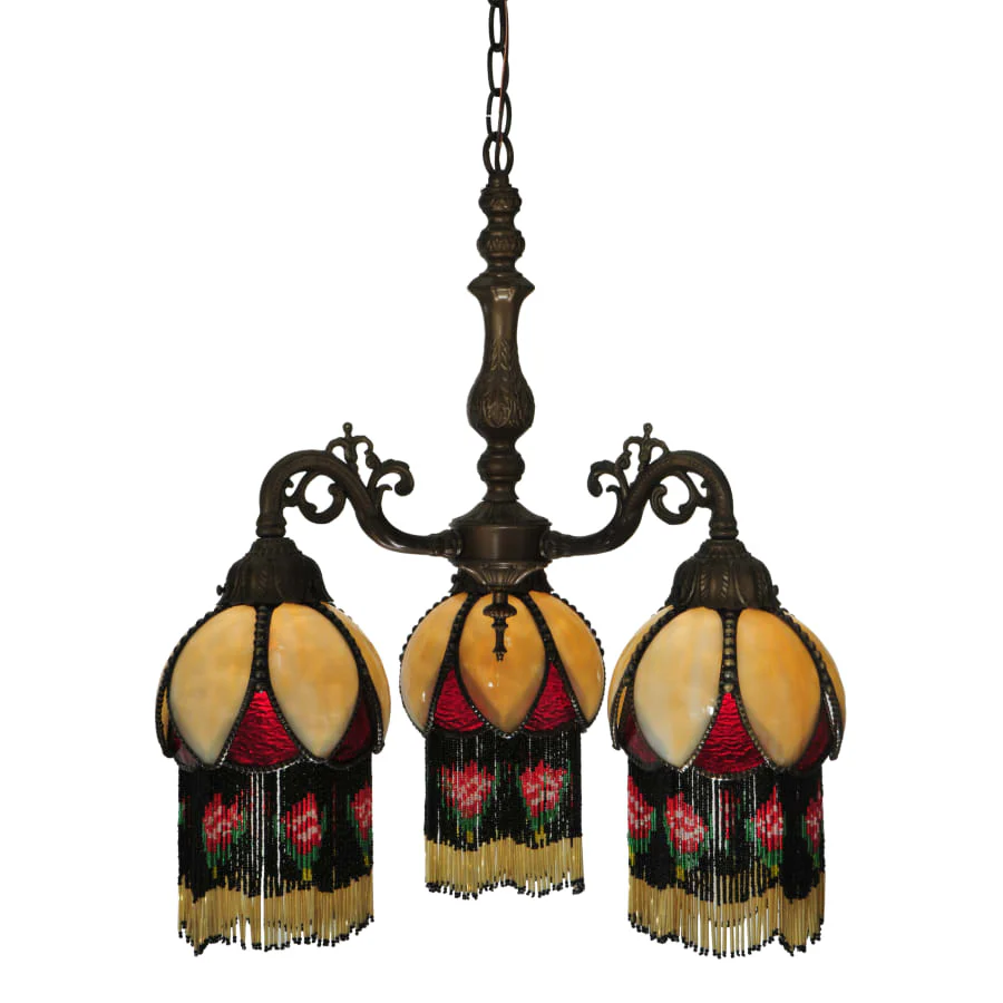 Meyda Tiffany 20" W Isabella 3 Arm Chandelier - Image 1