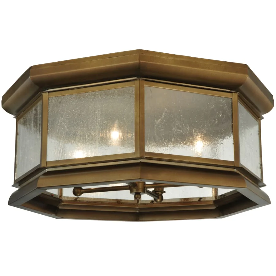 Meyda Tiffany 30" W Manchester Octagon Flush Mount Ceiling Fixture - Image 1