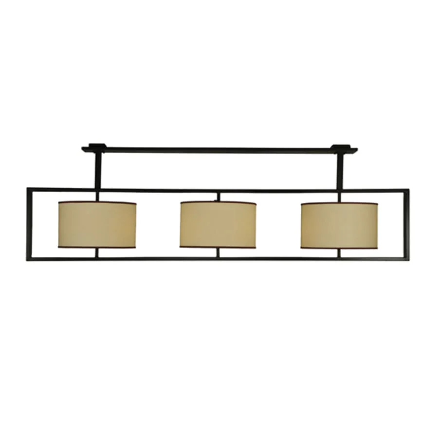 Meyda Tiffany Farm Table 6 Light 100" Wide Linear Pendant - Image 3