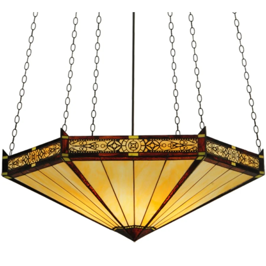 Meyda Tiffany Peaches 6 Light 49" Wide Pendant - Image 1
