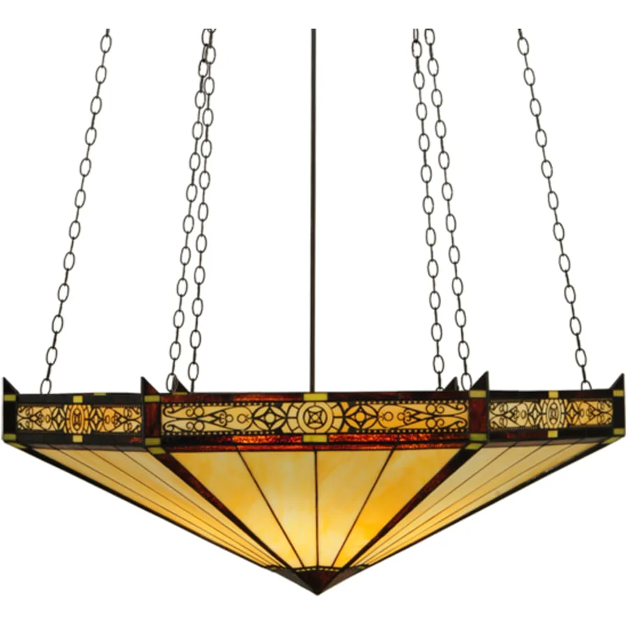 Meyda Tiffany Peaches 6 Light 49" Wide Pendant - Image 3