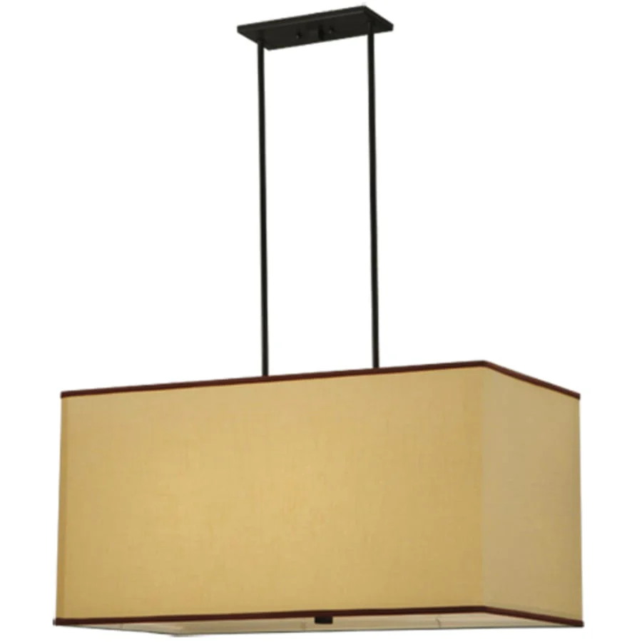 Meyda Tiffany 34" L Charisma Fabric Chandelier - Image 1