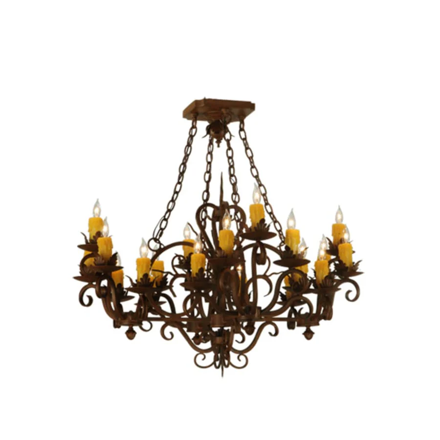 Meyda Tiffany Kimberly 20 Light 54" Wide Taper Candle Style Chandelier - Image 3