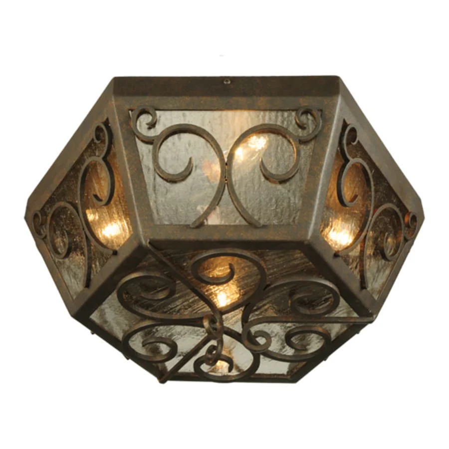 Meyda Tiffany Camilla 4 Light 20" Wide Flush Mount Ceiling Fixture - Image 3