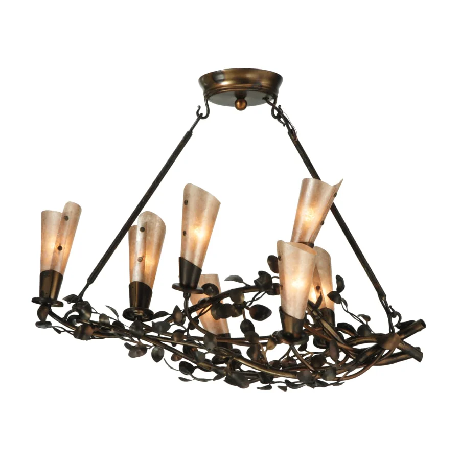 Meyda Tiffany 30" L Vinca Vine 7 Light Chandelier - Image 1