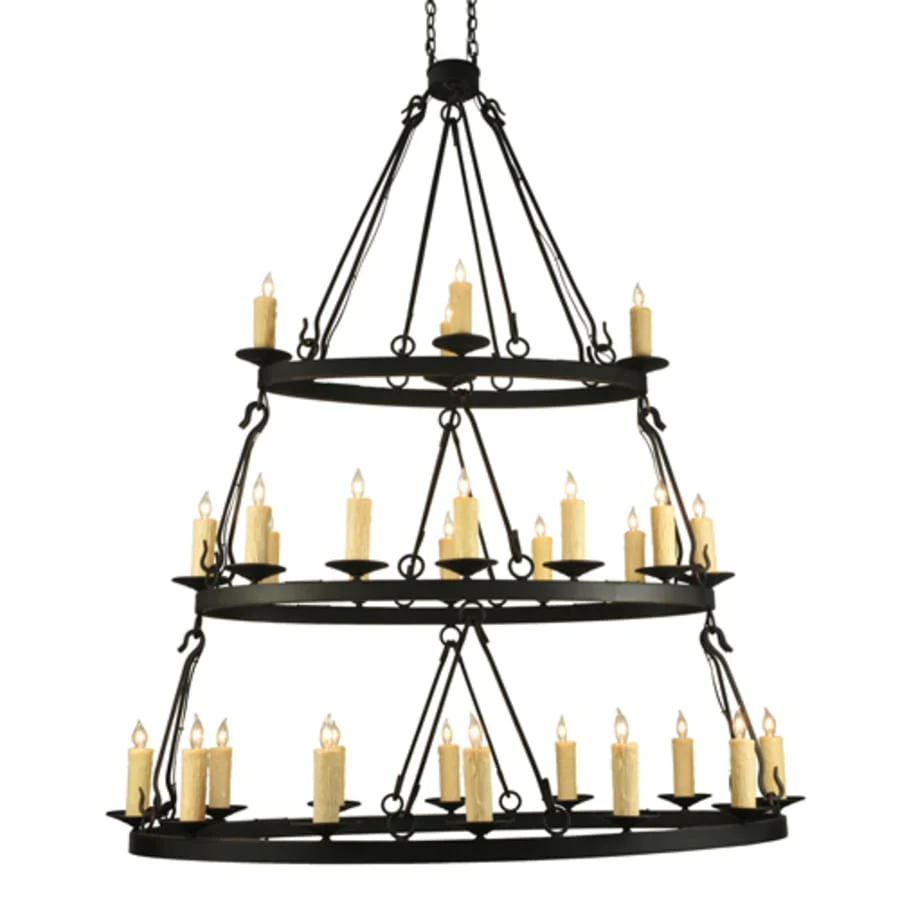 Meyda Tiffany Kenosha 28 Light 36" Wide Taper Candle Style Chandelier - Image 1