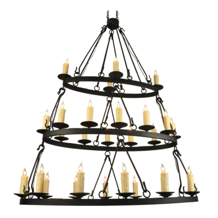 Meyda Tiffany Kenosha 28 Light 36" Wide Taper Candle Style Chandelier - Image 2