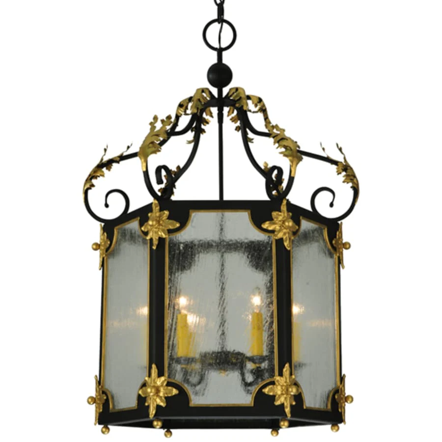 Meyda Tiffany Ganser 6 Light 25" Wide Taper Candle Pendant - Image 1