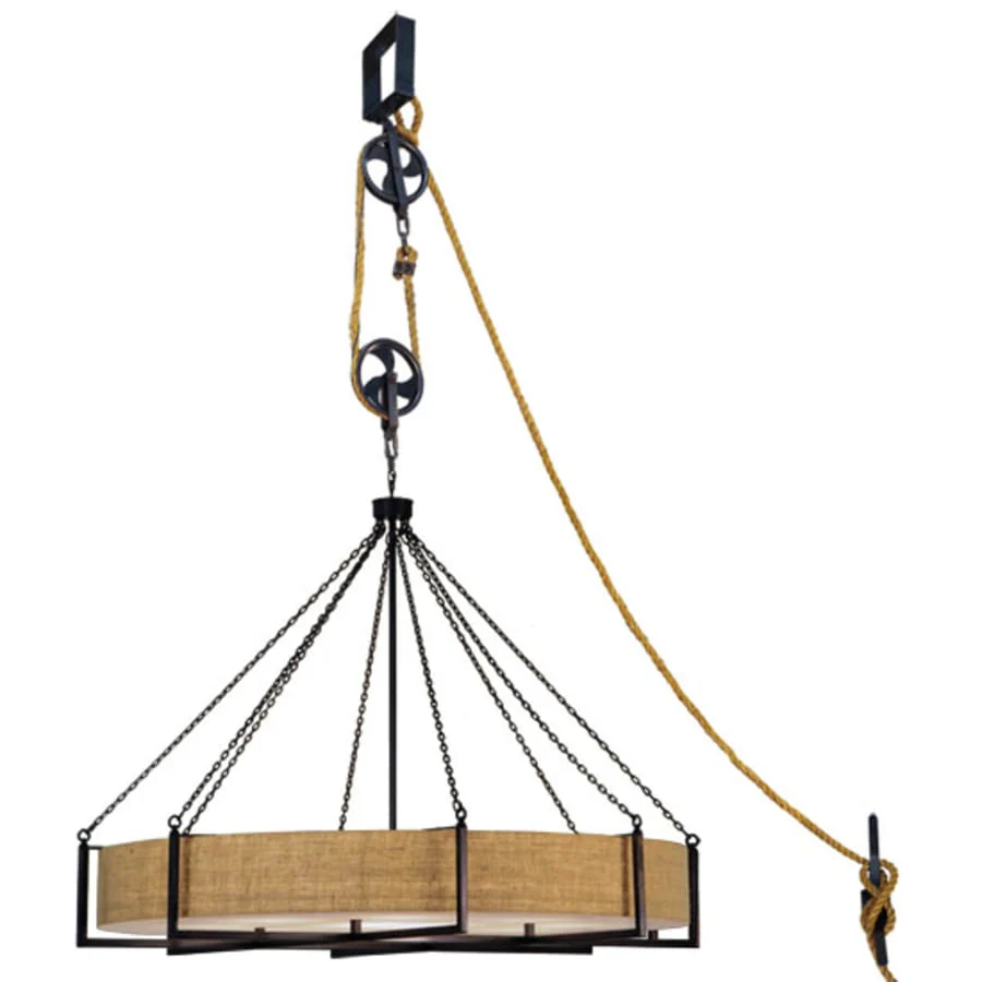 Meyda Tiffany Bartlett 12 Light 78" Wide Suspension Pendant - Image 3