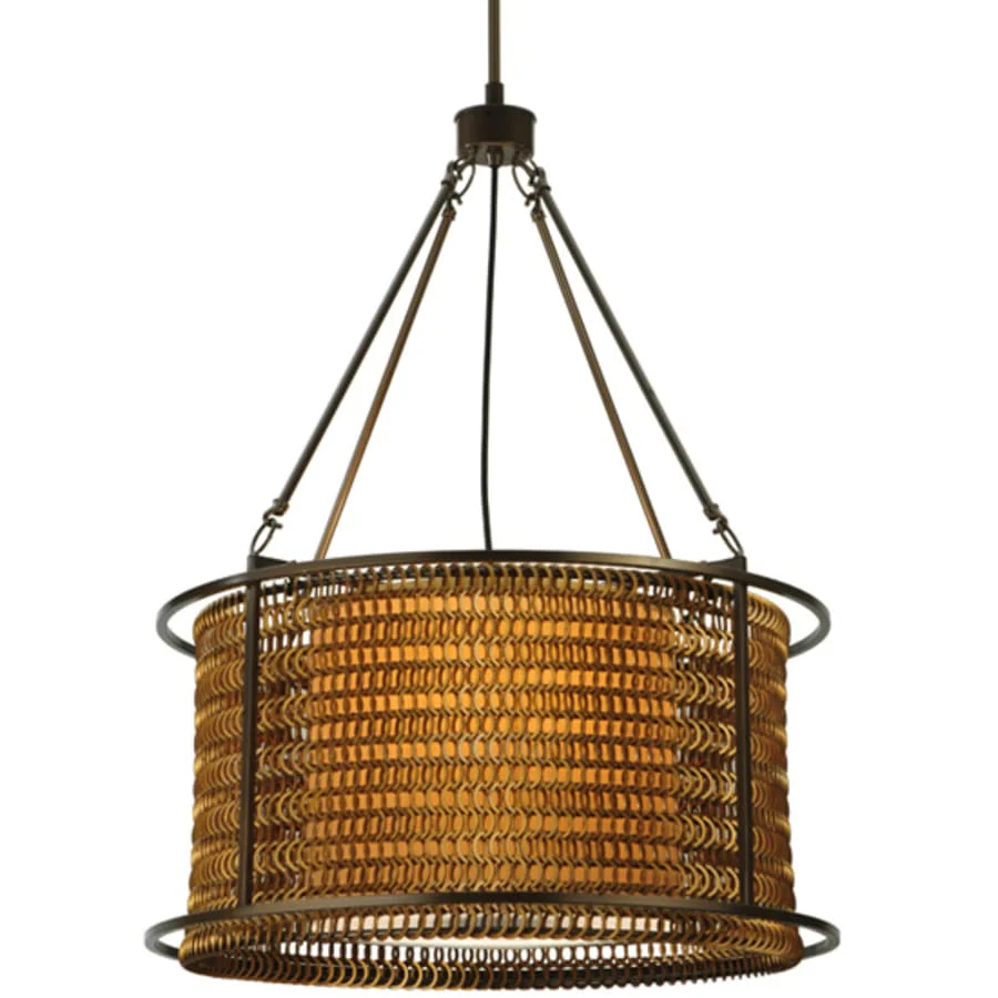 Meyda Tiffany Maille 4 Light 24" Wide Suspension Pendant - Image 1