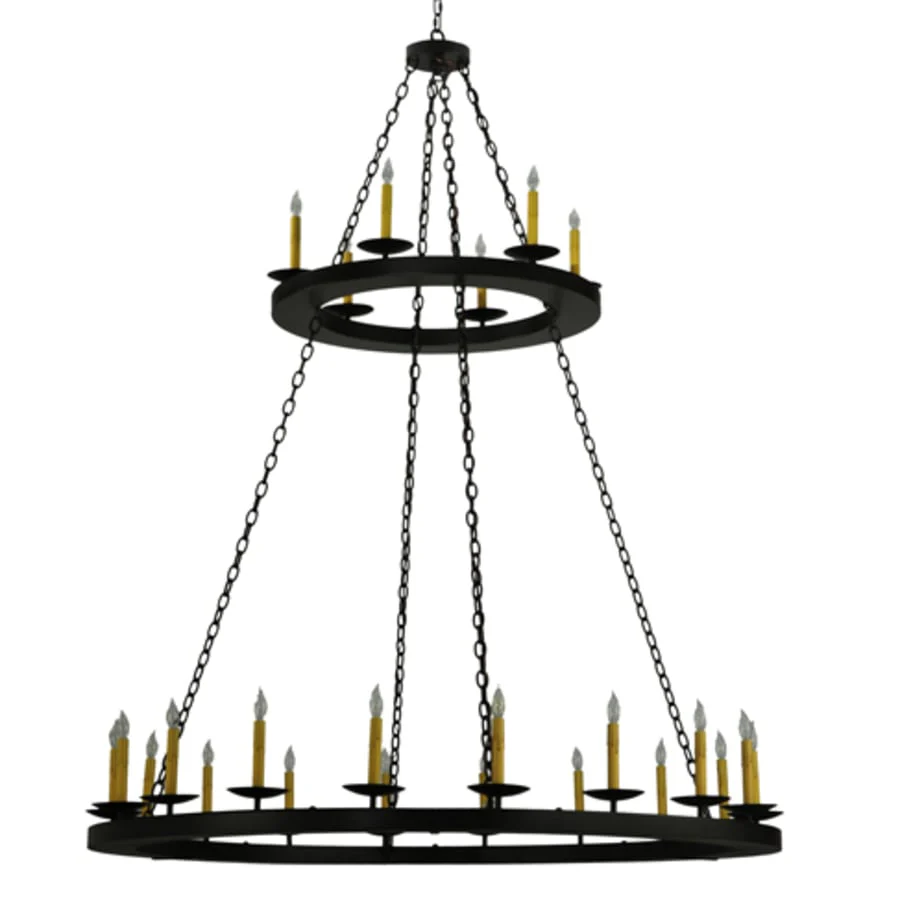 Meyda Tiffany Loxley 24 Light 61" Wide Taper Candle Style Chandelier - Image 1