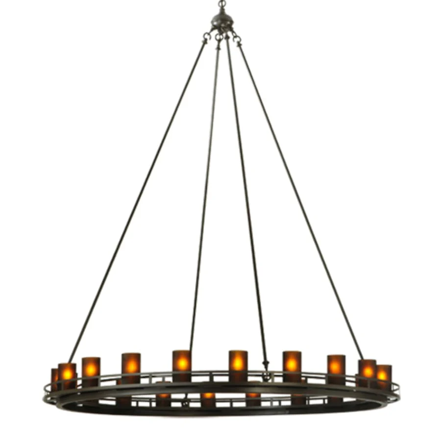 Meyda Tiffany Barbury 20 Light 60" Wide Pillar Candle Style Chandelier - Image 1