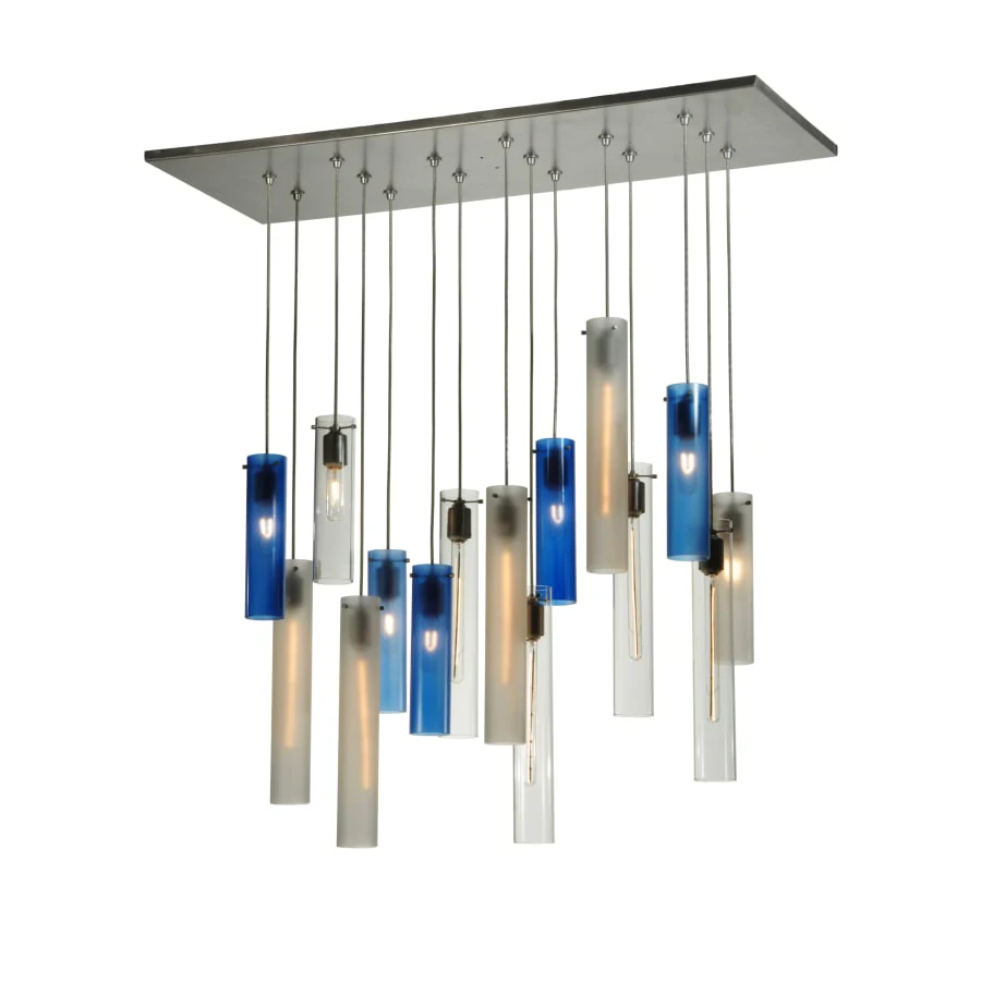 Meyda Tiffany Cilindro 15 Light 37" Wide Flush Mount Ceiling Fixture - Image 1
