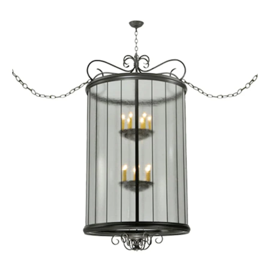 Meyda Tiffany Brio 12 Light 36" Wide Taper Candle Pendant - Image 2