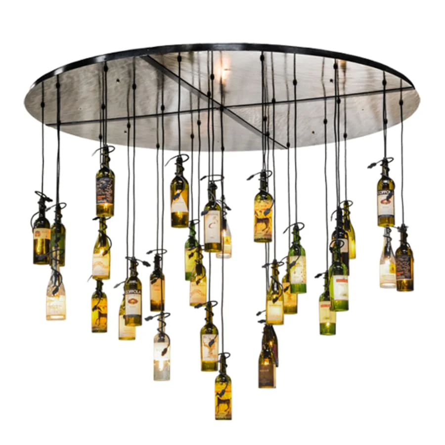 Meyda Tiffany Tuscan Vineyard 30 Light 72" Wide Multi Light Pendant - Image 2