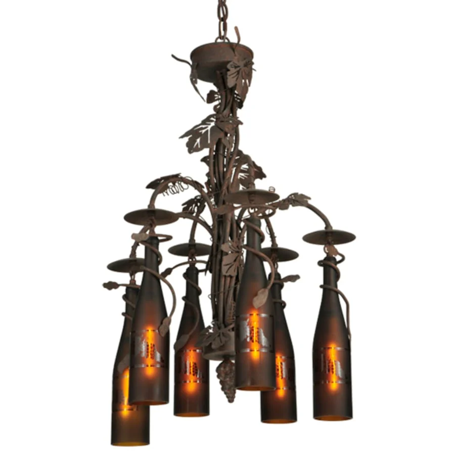 Meyda Tiffany Tuscan Vineyard 6 Light 20" Wide Chandelier - Image 1