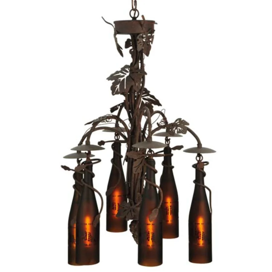 Meyda Tiffany Tuscan Vineyard 6 Light 20" Wide Chandelier - Image 2