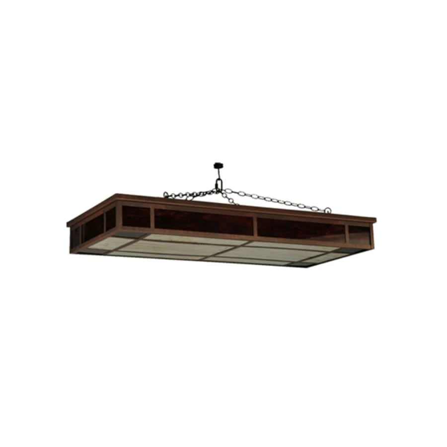 Meyda Tiffany Blaze 3 Light 54" Wide Flush Mount Ceiling Fixture - Image 2