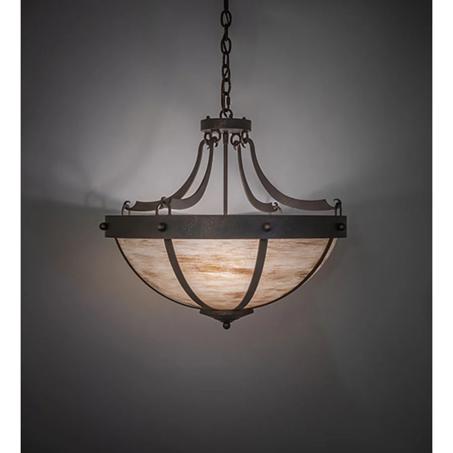 Meyda Tiffany Isadore 3 Light 24" Wide Pendant - Image 1