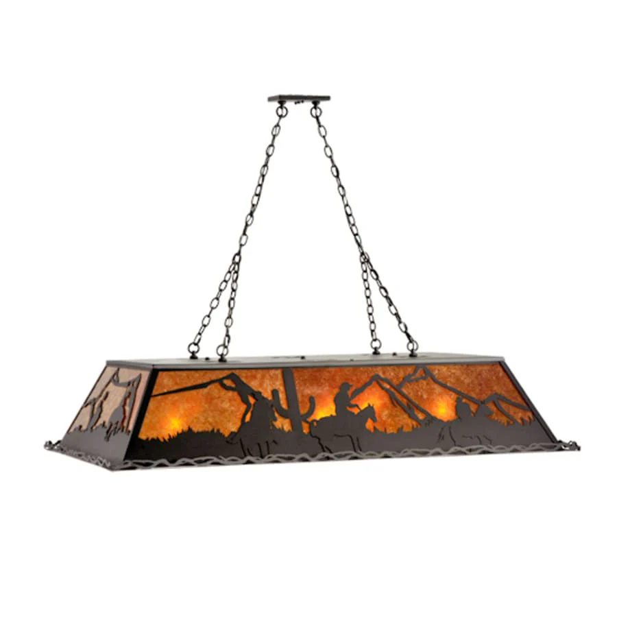 Meyda Tiffany Duke 9 Light 60" Wide Linear Pendant - Image 1