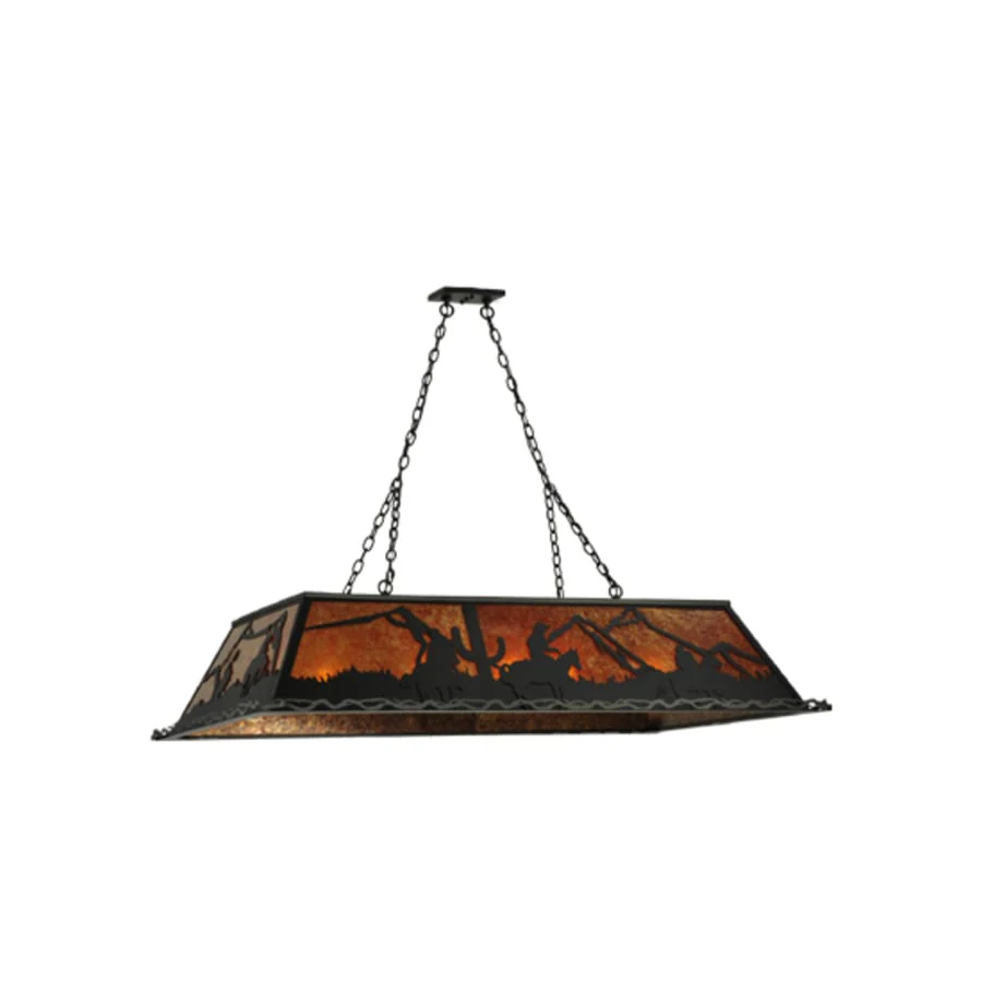 Meyda Tiffany Duke 9 Light 60" Wide Linear Pendant - Image 3